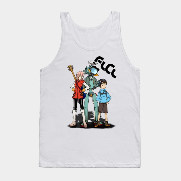 FLCL - The 3's Tank Top by LucasBrenner